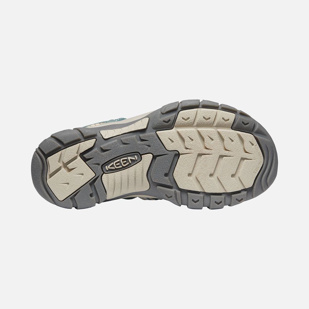 Keen Outdoor Sandalet Kadın Gri/Mavi - Newport H2 - Türkiye QTIZ52980